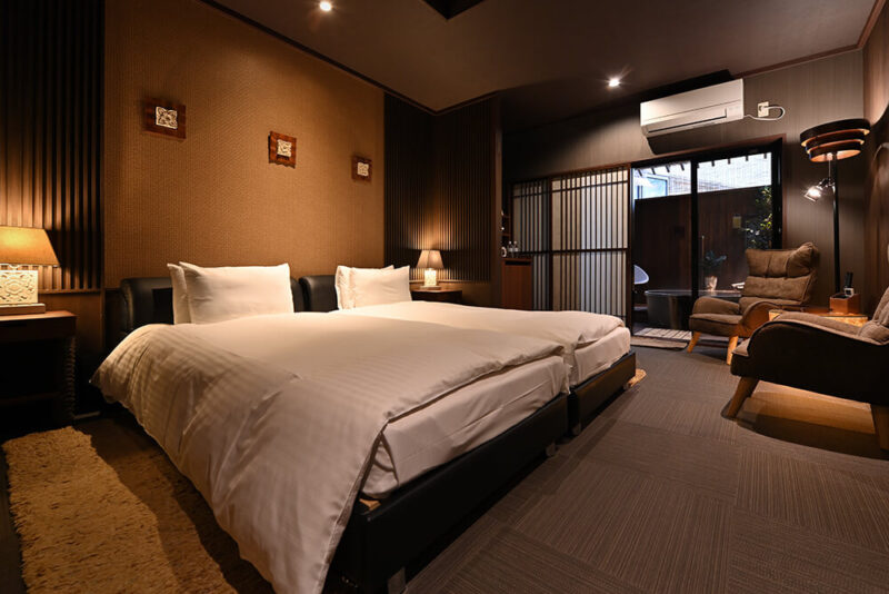 【105】露天風呂付スタンダードツイン〈 月の兎（うさぎ） 〉